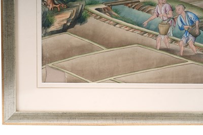 Lot 140 - A CHINESE WALLPAPER PANEL