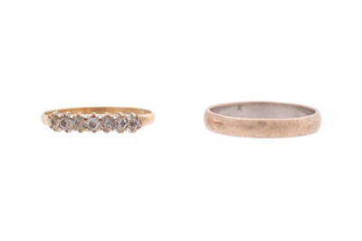 Lot 46 - TWO 9CT GOLD RINGS