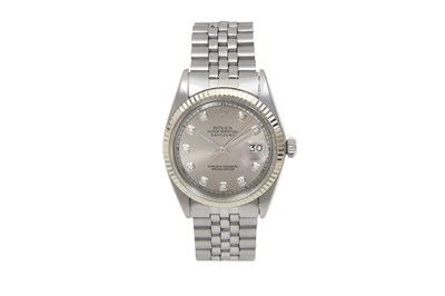 A RARE VINTAGE ROLEX MEN’S STAINLESS STEEL AUTOMATIC BRACELET WATCH.
