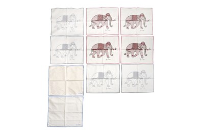 Lot 162 - JIM THOMPSON COLLECTION OF HANDKERCHIEF SCARVES (TEN)
