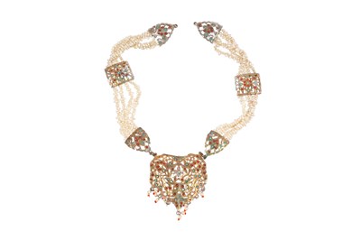 Lot 238 - A LATE OTTOMAN PEARL NECKLACE