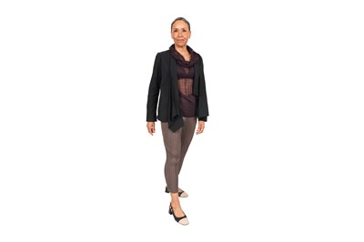 Lot 82 - ISSEY MIYAKE & PLEATS PLEASE TROUSERS, JACKET AND BLOUSE (THREE)