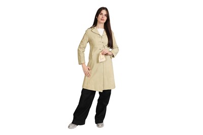 Lot 91 - MARNI PISTACHIO COLOURED LEATHER COAT