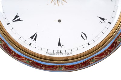 Lot 148 - AN EXCEPTIONAL BREGUET ET FILS 18CT GOLD REPEATING PAIR CASED OPEN FACE POCKET WATCH