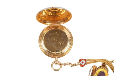 Lot 148 - AN EXCEPTIONAL BREGUET ET FILS 18CT GOLD REPEATING PAIR CASED OPEN FACE POCKET WATCH