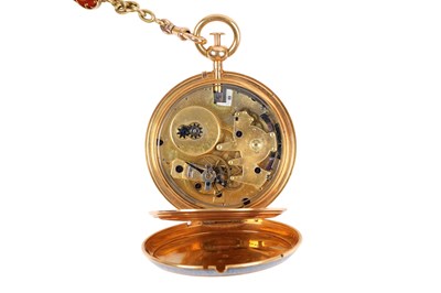 Lot 148 - AN EXCEPTIONAL BREGUET ET FILS 18CT GOLD REPEATING PAIR CASED OPEN FACE POCKET WATCH