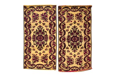 Lot 171 - TWO OTTOMAN ÇATMA CUSHION COVERS (YASTIK YÜZÜ)