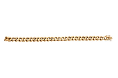 Lot 72 - AN 18CT GOLD CURB LINK BRACELET