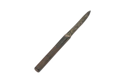 Lot 24 - A MEDIEVAL BRONZE SURGICAL INSTRUMENT