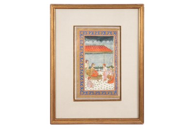 Lot 62 - AN ILLUSTRATED FOLIO FROM A BAHAR-I-DANISH MANUSCRIPT (THE SPRINGTIME OF KNOWLEDGE)