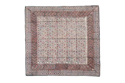 Lot 196 - A BLOCK PRINTED QALAMKARI TEXTILE