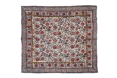 Lot 195 - A BLOCK PRINTED QALAMKARI TEXTILE