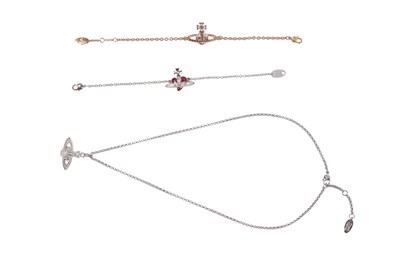 Lot 69 - A GROUP OF THREE VIVIENNE WESTWOOD ORB JEWELLERY