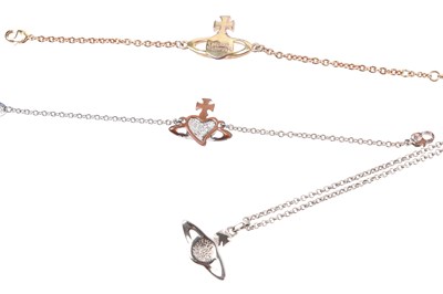Lot 69 - A GROUP OF THREE VIVIENNE WESTWOOD ORB JEWELLERY