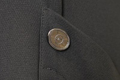 Lot 92 - A CHANEL BLACK SILK CRÊPE SHIFT DRESS