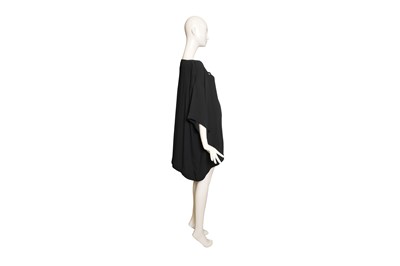 Lot 92 - A CHANEL BLACK SILK CRÊPE SHIFT DRESS