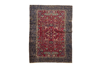 Lot 223 - A LARGE TURKISH RUG
