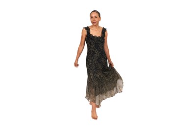 Lot 95 - MAX MARA ‘PIANOFORTE’ POLKA DOT SILK BLEND DRESS