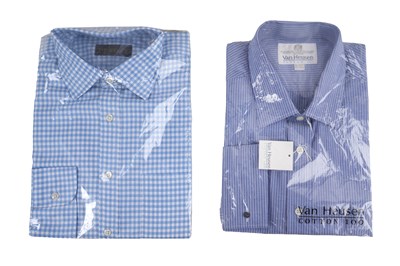 Lot 115 - JAMES PURDEY & SONS AND VAN HEUSEN TWO MEN’S COTTON SHIRTS (TWO)