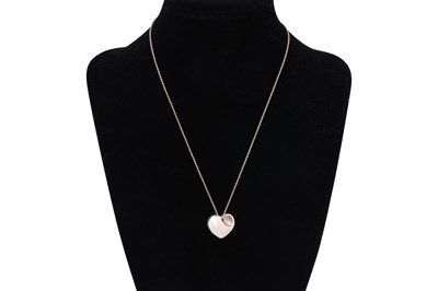 Lot 220 - TIFFANY & CO FULL HEART ELSA PERETTI NECKLACE STERLING SILVER 925