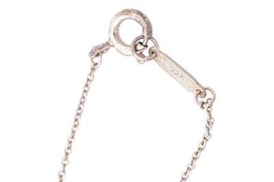 Lot 26 - A TIFFANY & CO. FULL HEART ELSA PERETTI NECKLACE STERLING SILVER 925