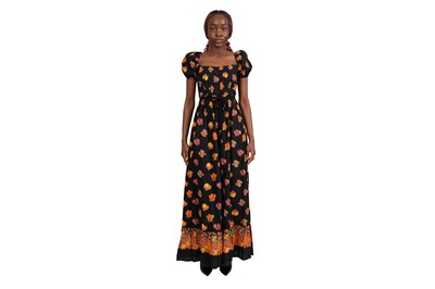 Lot 38 - 'CLOTHES' BY SAMUEL SHERMAN COTTON FLORAL PRINT MAXI DRESS