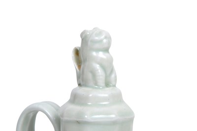 Lot 25 - A CHINESE QINGBAI WINE POT AND COVER