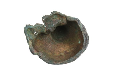 Lot 9 - A CHINESE BRONZE 'TIGER' PAPER WEIGHT