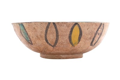 Lot 4 - A NISHAPUR GLAZED POTTERY BOWL