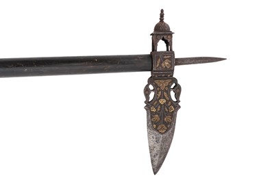 Lot 52 - AN INDIAN BRASS ZAGHNAL AXE