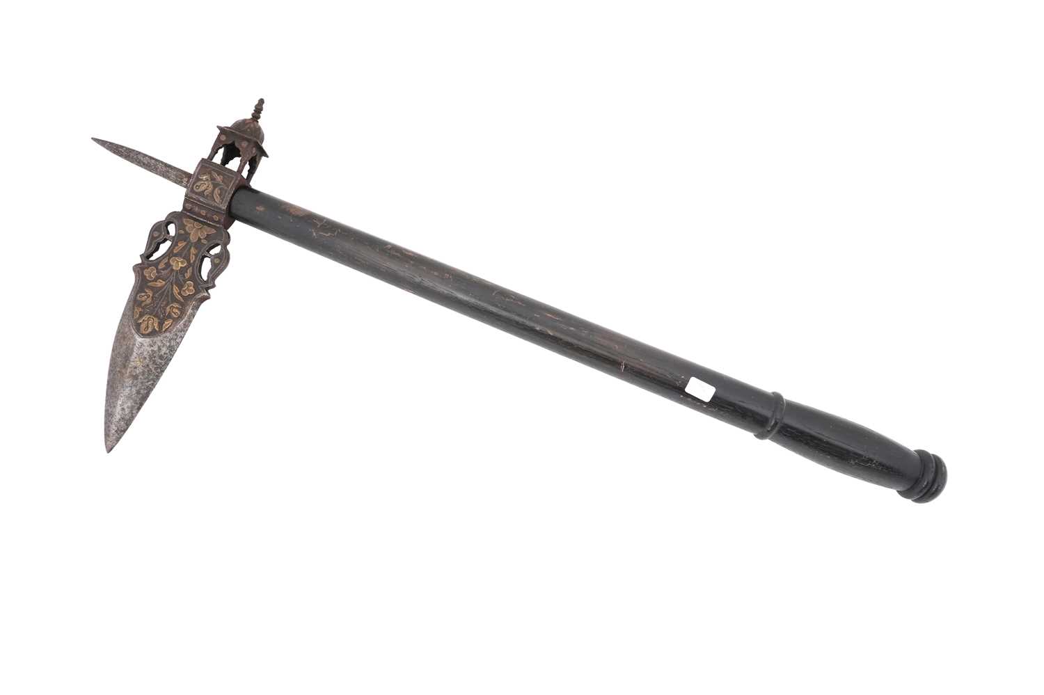 Lot 52 - AN INDIAN BRASS ZAGHNAL AXE