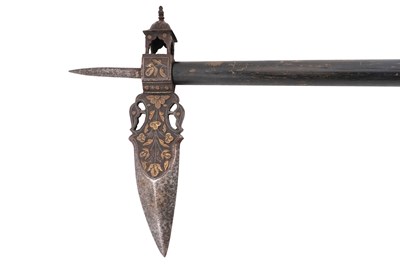 Lot 52 - AN INDIAN BRASS ZAGHNAL AXE