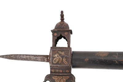 Lot 52 - AN INDIAN BRASS ZAGHNAL AXE