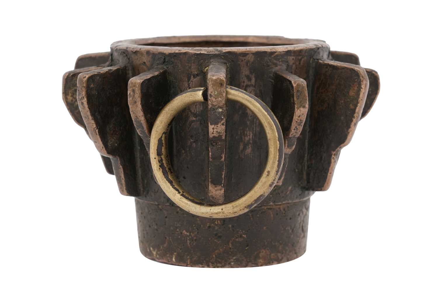Lot 30 - AN ANDALUSIAN SPANISH BRONZE MORTAR