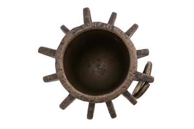 Lot 30 - AN ANDALUSIAN SPANISH BRONZE MORTAR