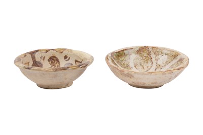 Lot 2 - TWO RARE ABBASID POTTERY BOWLS