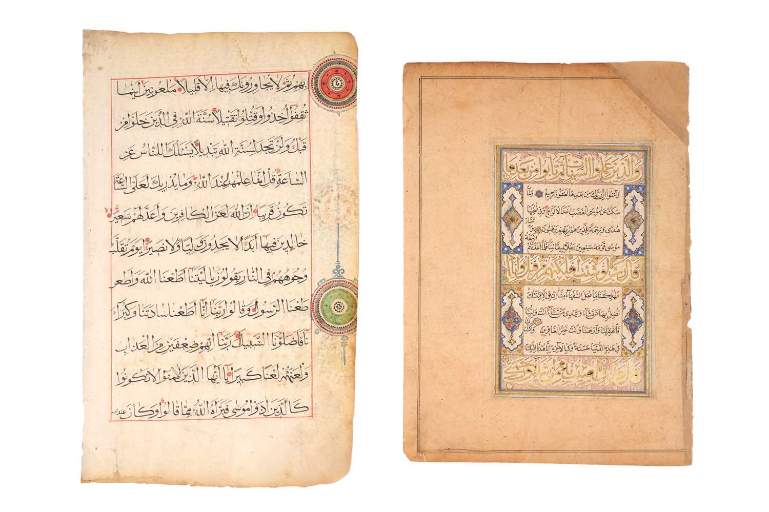 Lot 73 - A SAMANID AND TIMURID QUR'AN LEAF