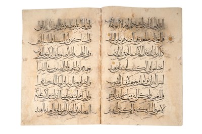 Lot 65 - TWO MAMLUK QURAN HIZBS (SECTIONS)