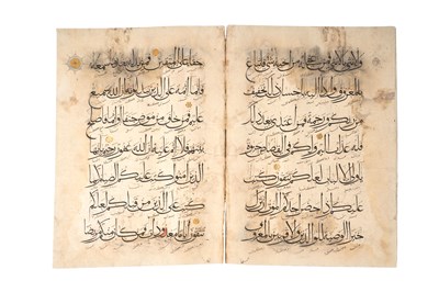 Lot 65 - TWO MAMLUK QURAN HIZBS (SECTIONS)
