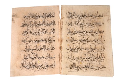 Lot 65 - TWO MAMLUK QURAN HIZBS (SECTIONS)