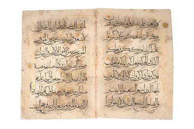 Lot 65 - TWO MAMLUK QURAN HIZBS (SECTIONS)