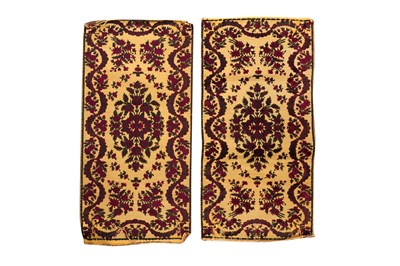 Lot 172 - TWO OTTOMAN ÇATMA CUSHION COVERS (YASTIK YÜZÜ)