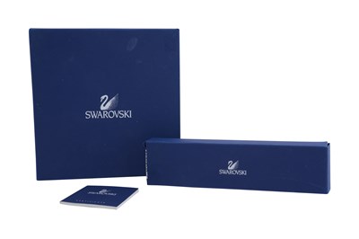 Lot 30 - A BOXED SWAROVSKI CRYSTAL IRENE COLLIER NECKLACE AND BRACELET SUITE