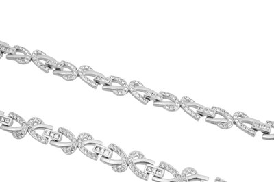 Lot 30 - A BOXED SWAROVSKI CRYSTAL IRENE COLLIER NECKLACE AND BRACELET SUITE