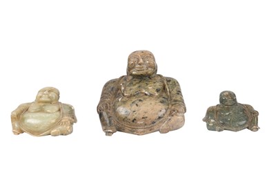 Lot 65 - TWO CHINESE SOAP STONE CARVINGS