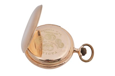 Lot 3 - A 14CT GOLD INVICTA JACQUEMART AUTOMATON QUARTER REPEATING FULL HUNTER POCKET WATCH