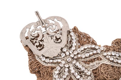 Lot 70 - A BYWALID HAND-EMBELLISHED DECORATIVE COLLAR WITH POSSIBLE ANTIQUE METAL CLASP