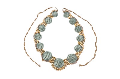 Lot 68 - A VERA WANG PASTE SET STATEMENT COLLAR NECKLACE