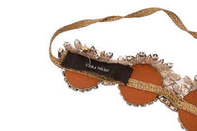 Lot 68 - A VERA WANG PASTE SET STATEMENT COLLAR NECKLACE