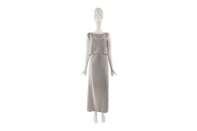 Lot 79 - A ZORAN WOOL AND SILK TWO-PIECE SLEEVELESS ENSEMBLE